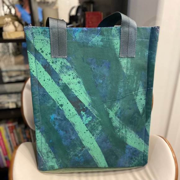 Hand painted large oversized bag.Guys and dolls theater. Buy one get one free - Picture 1 of 10